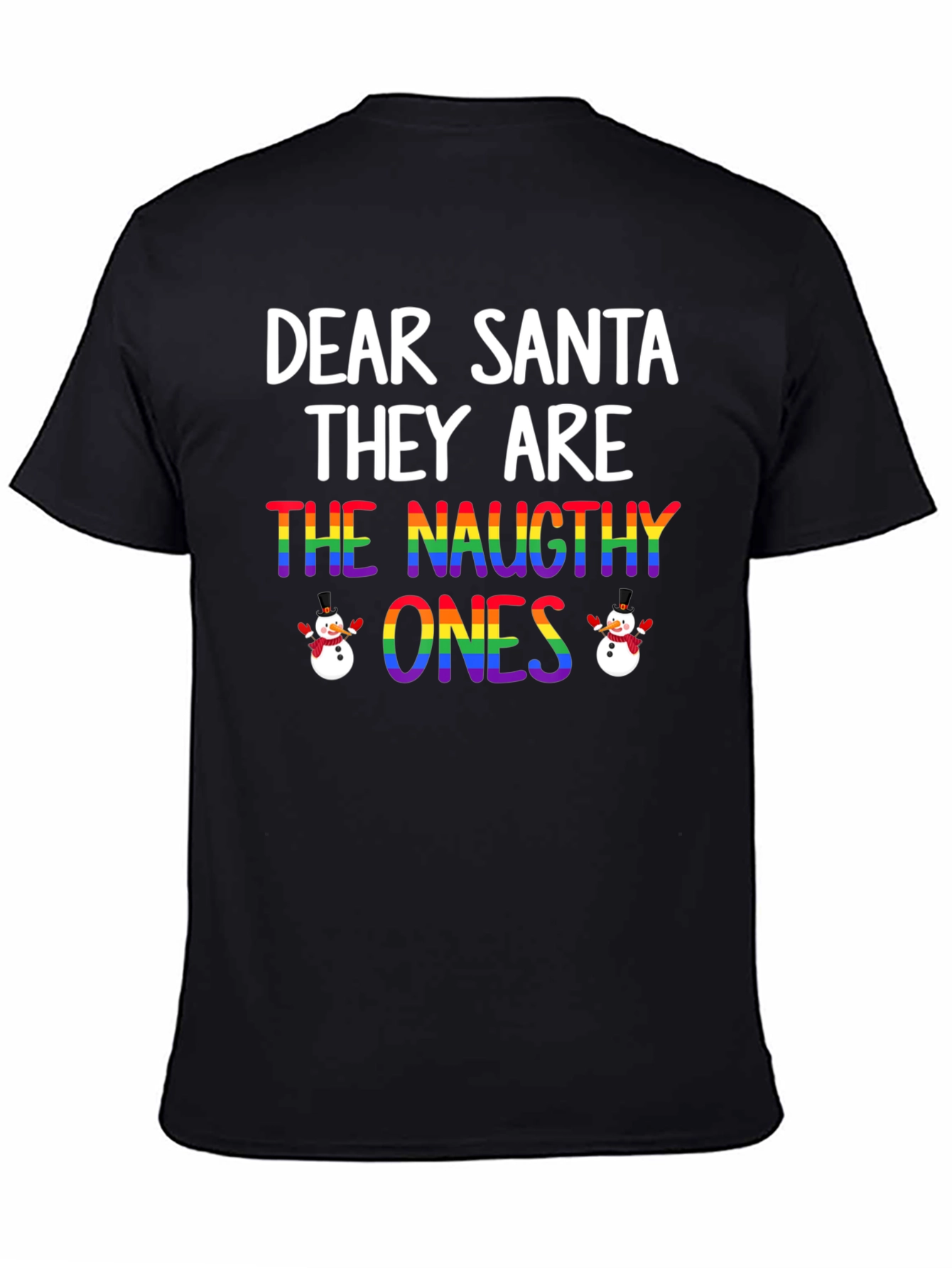 Dear Santa Naughty Ones Christmas T-Shirt