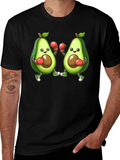 Avocado Boxing Black T-Shirt