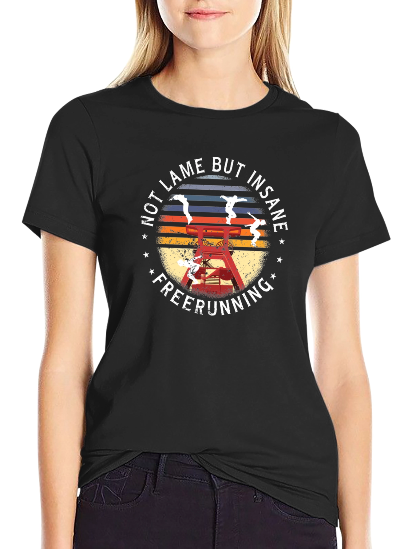 Freerunning Graphic Tee - Not Lame But Insane!