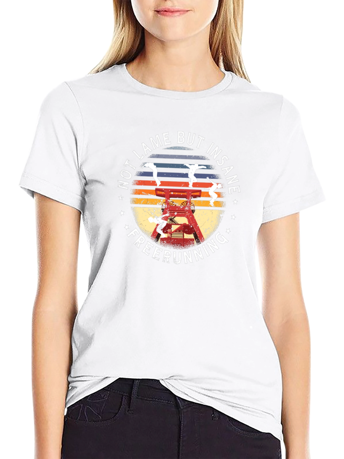 Freerunning Graphic Tee - Not Lame But Insane!