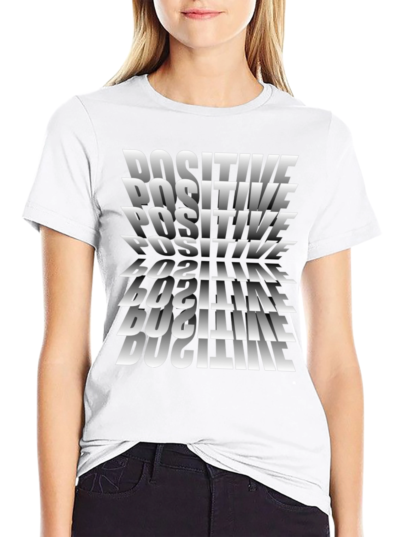 Positive Vibes Black T-Shirt