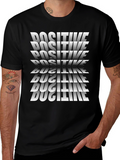 Positive Vibes Black T-Shirt