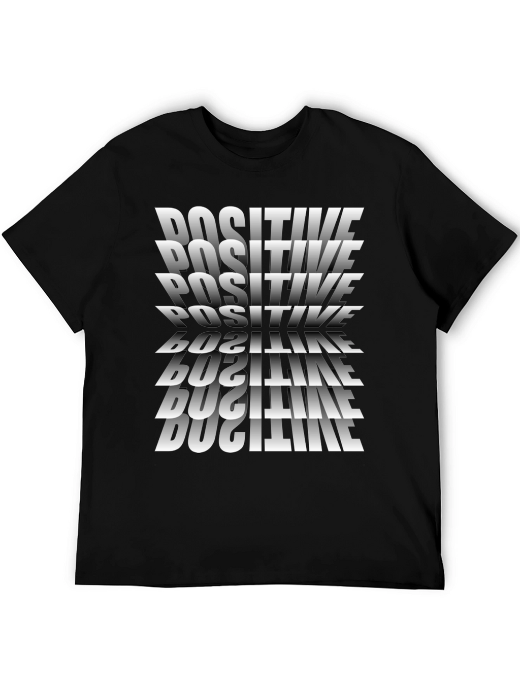 Positive Vibes Black T-Shirt