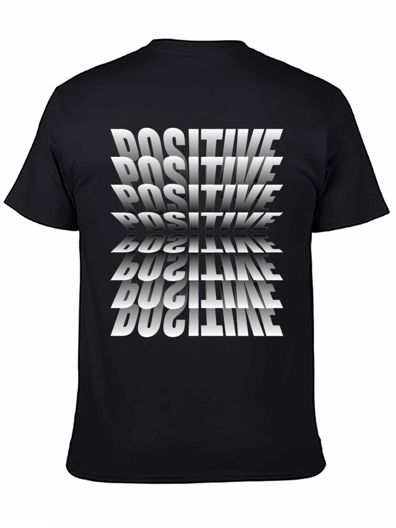 Positive Vibes Black T-Shirt