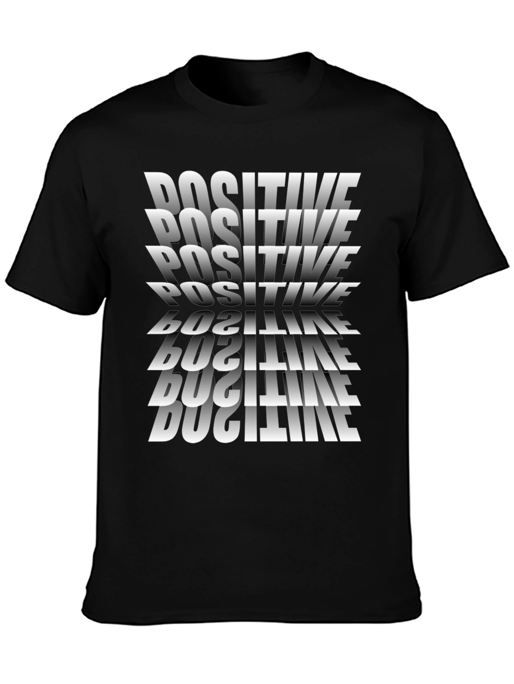 Positive Vibes Black T-Shirt