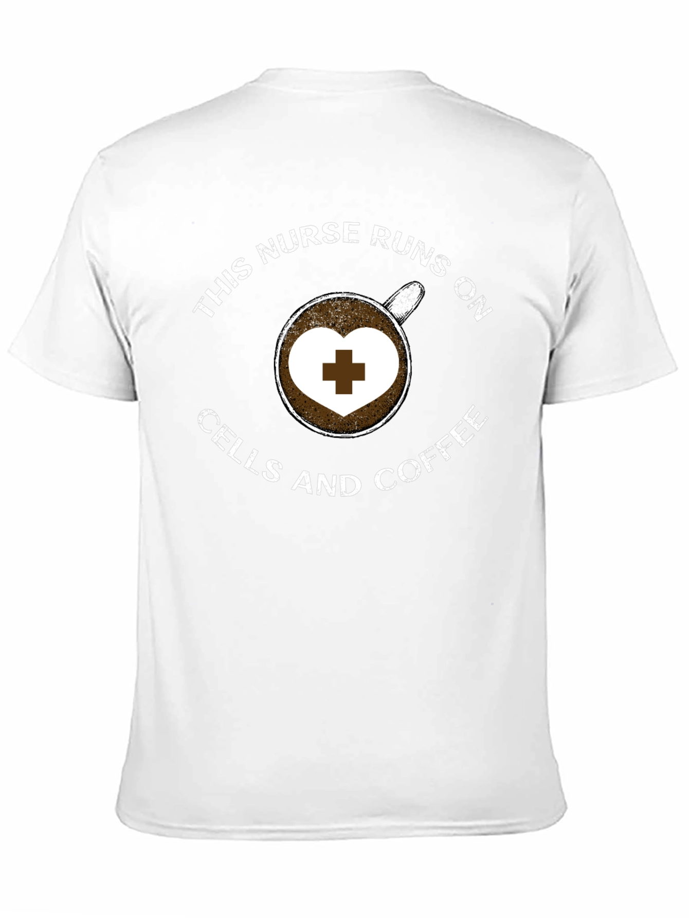Nurse Coffee T-Shirt - Runs on Cells and Coffee
