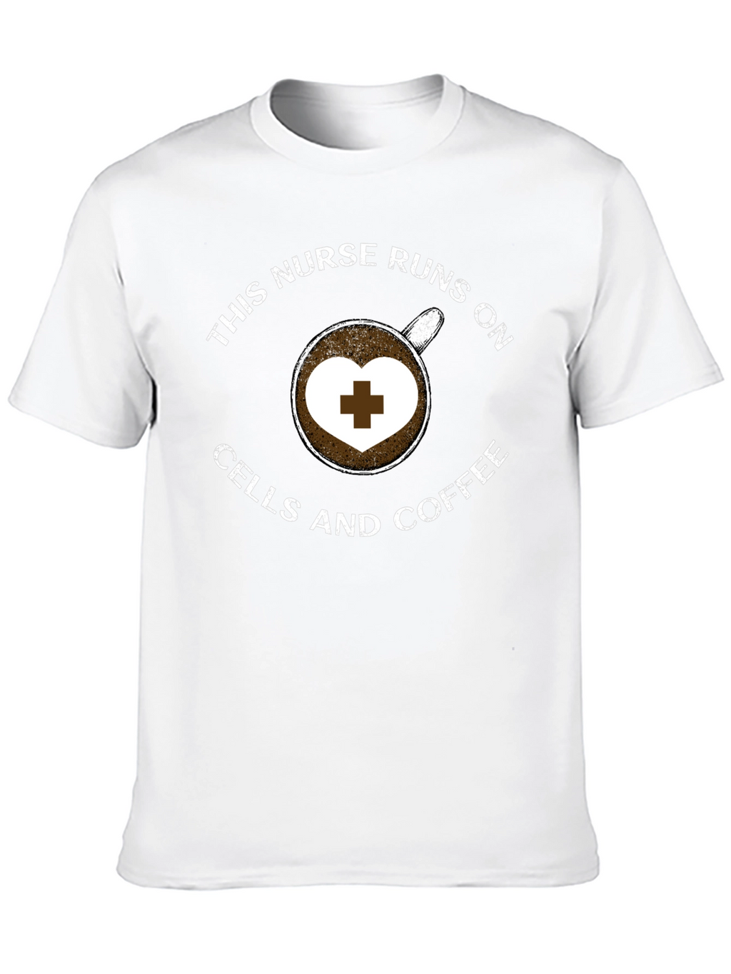 Nurse Coffee T-Shirt - Runs on Cells and Coffee