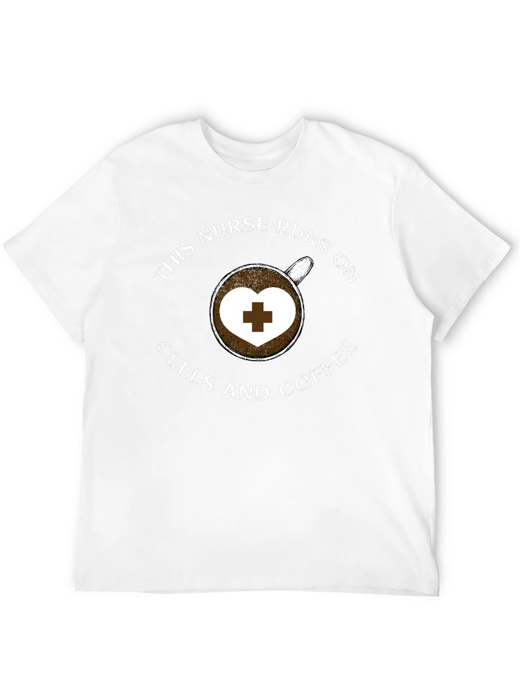 Nurse Coffee T-Shirt - Runs on Cells and Coffee