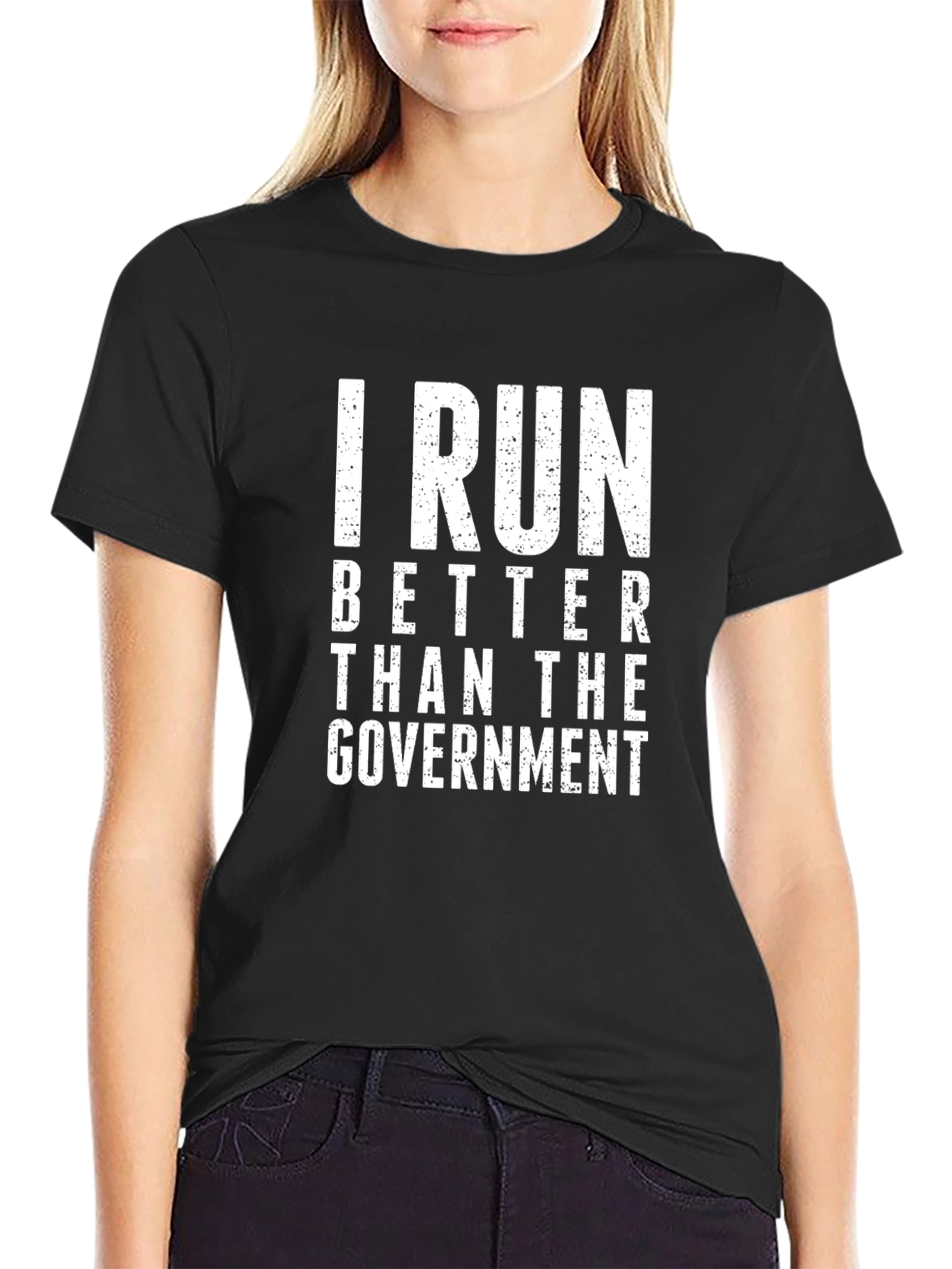 I Run Better Than the Government Graphic Tee