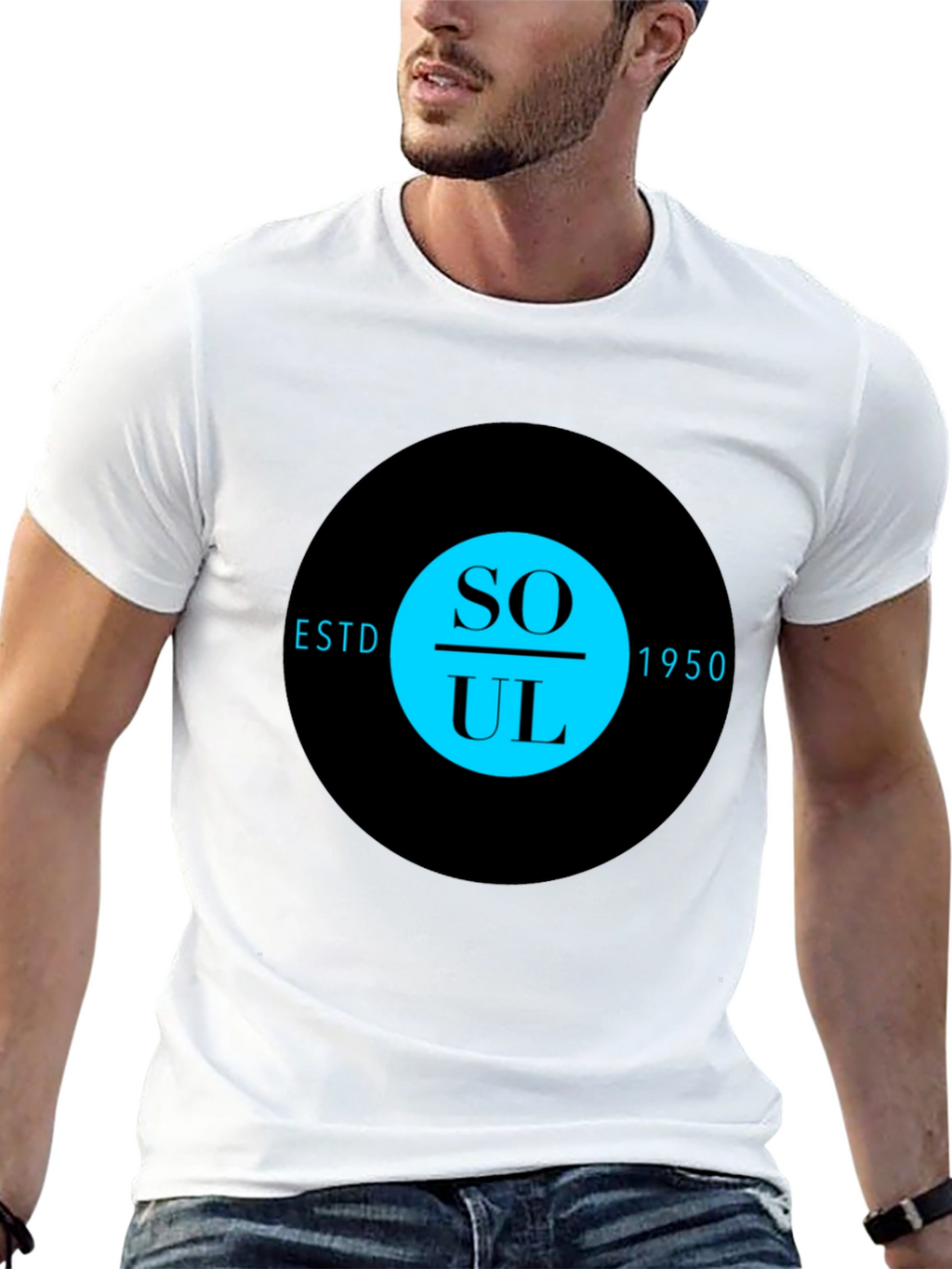 Soul Music ESTD 1950 Black T-Shirt