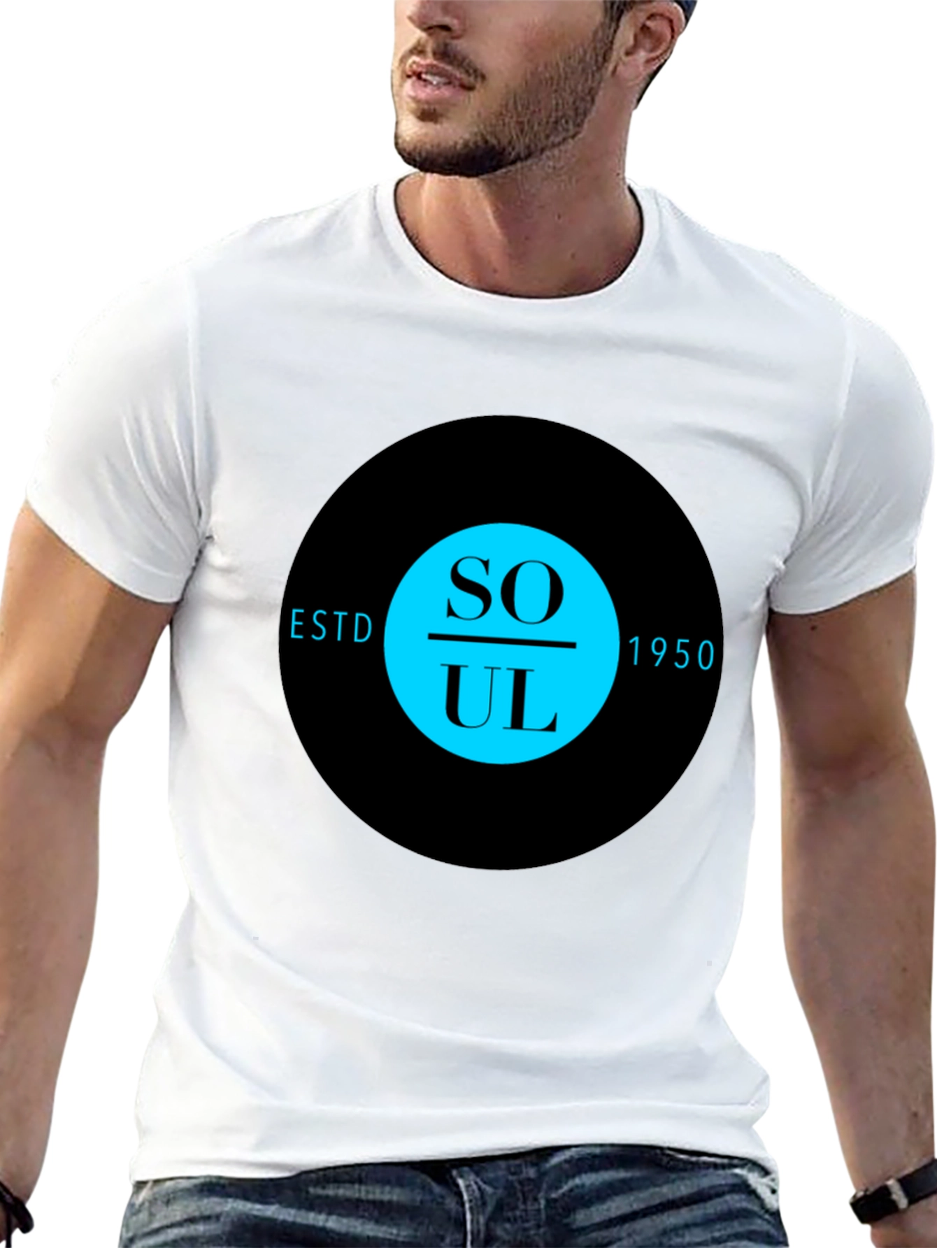 Soul Music ESTD 1950 Black T-Shirt