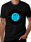 Soul Music ESTD 1950 Black T-Shirt
