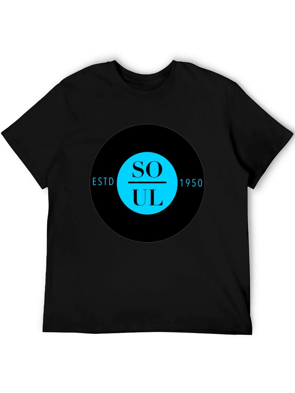 Soul Music ESTD 1950 Black T-Shirt