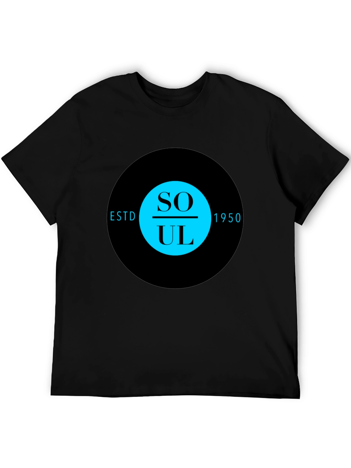 Soul Music ESTD 1950 Black T-Shirt