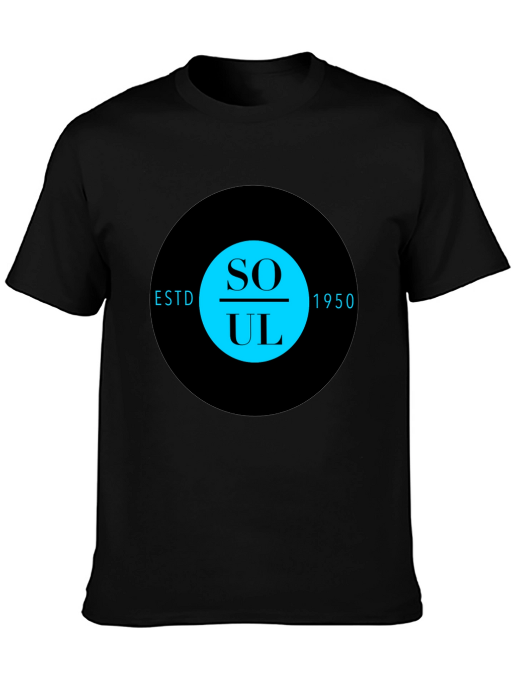 Soul Music ESTD 1950 Black T-Shirt