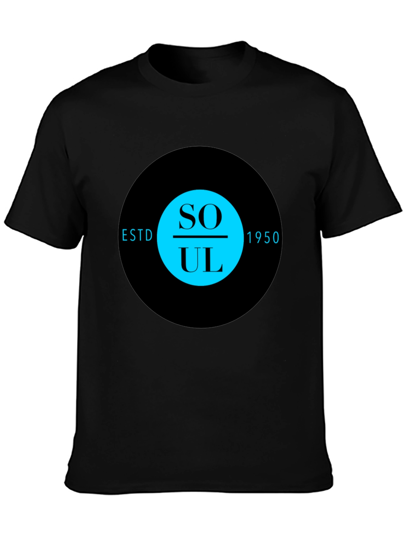 Soul Music ESTD 1950 Black T-Shirt