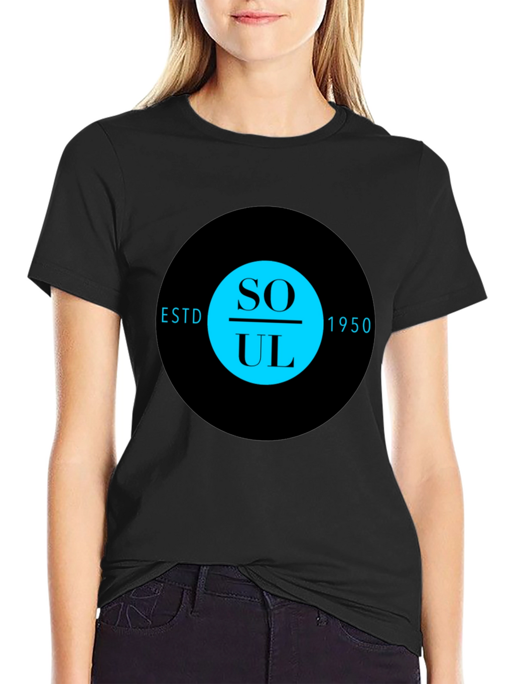 Soul Music ESTD 1950 Black T-Shirt