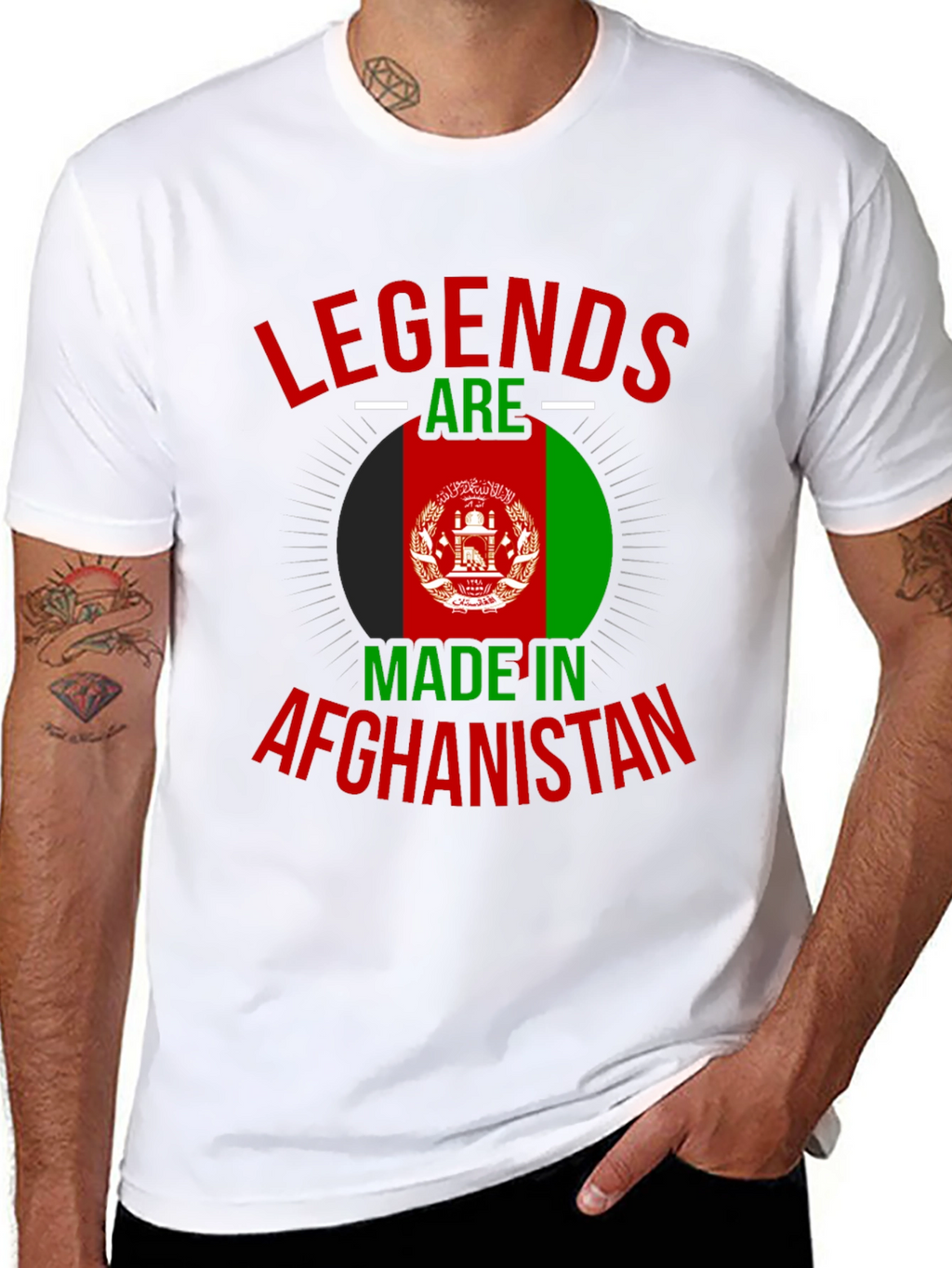 Afghanistan Legends T-Shirt - Patriotic Pride Tee