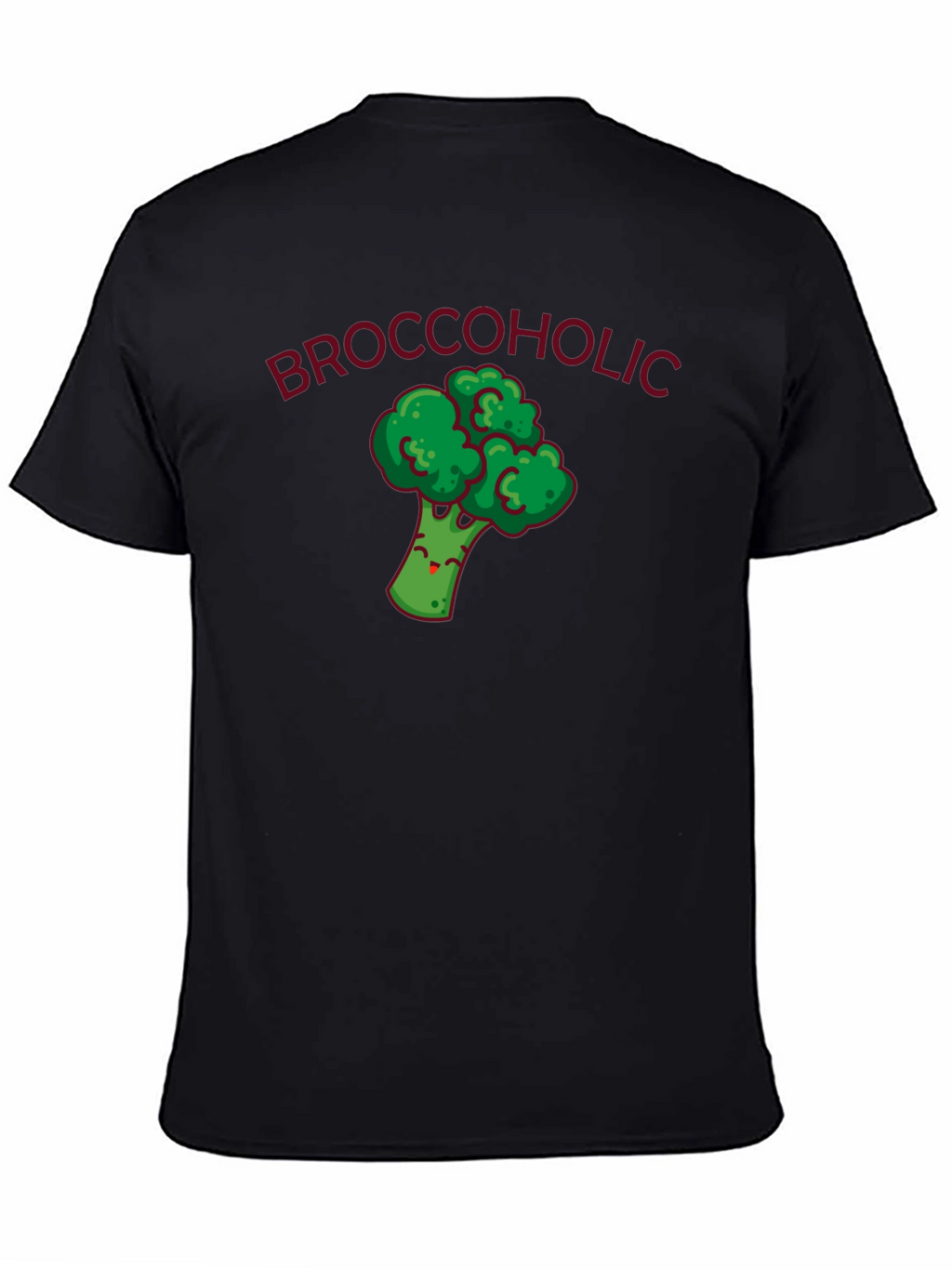 Broccoholic Funny Broccoli Graphic T-Shirt