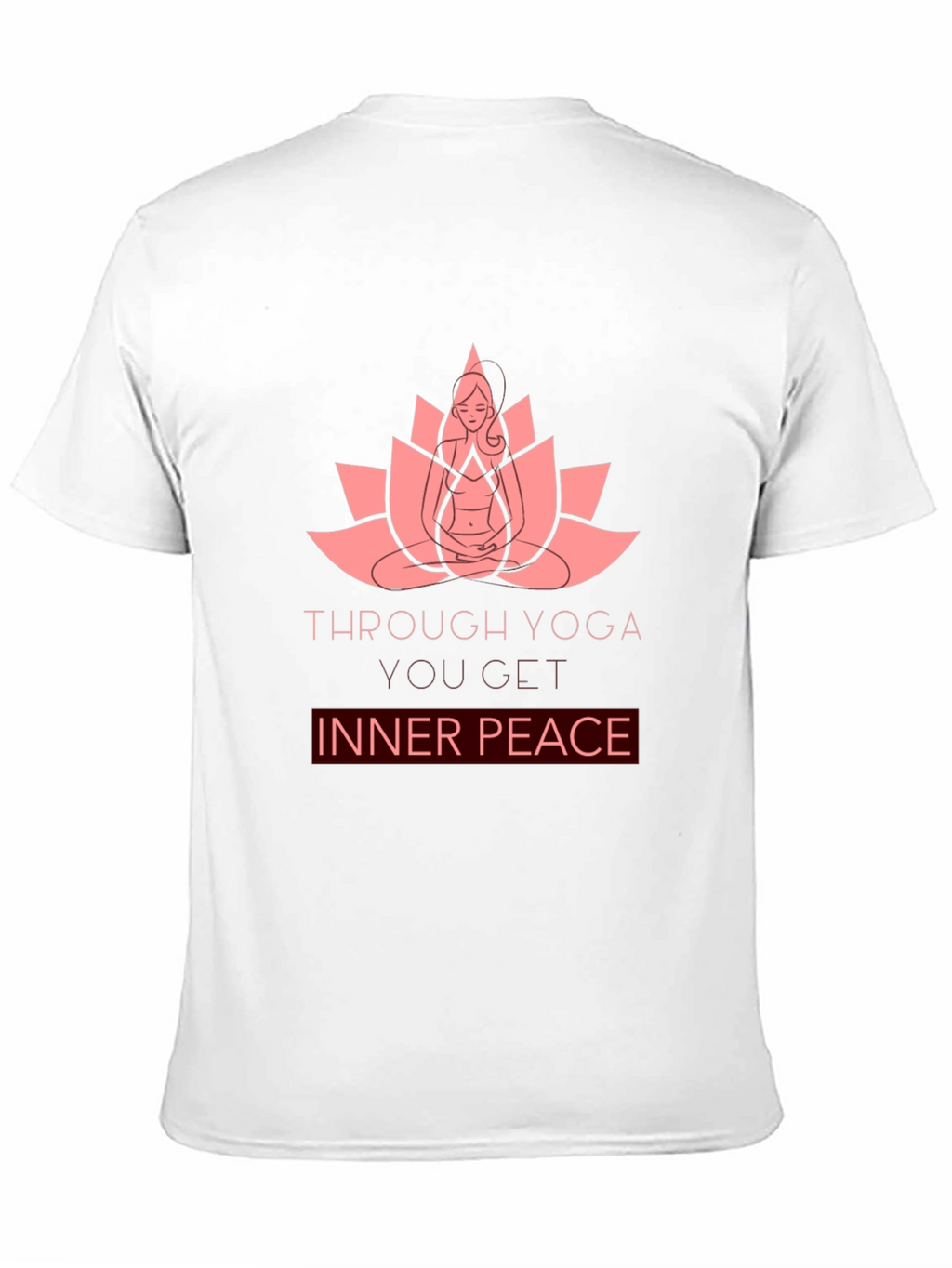 Yoga Lotus Inner Peace Graphic T-Shirt