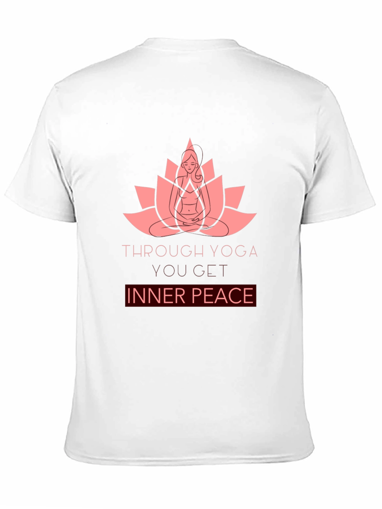 Yoga Lotus Inner Peace Graphic T-Shirt
