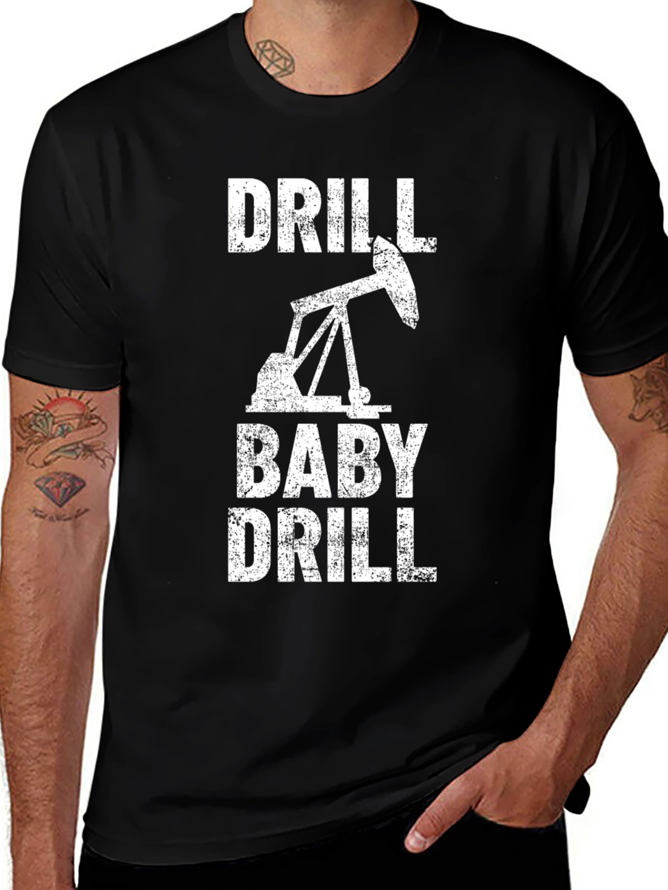 Drill Baby Drill Graphic T-Shirt