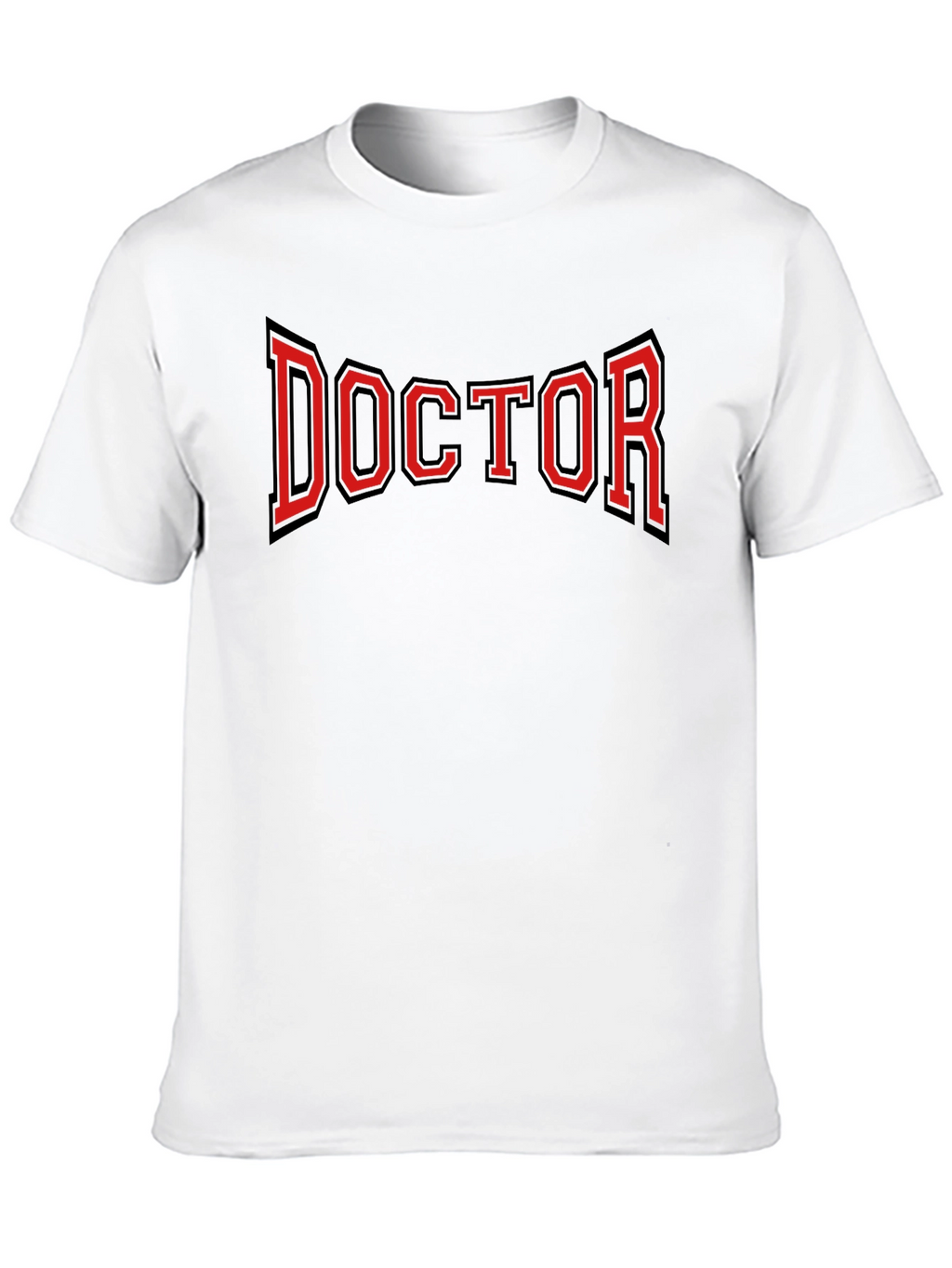 Doctor Graphic Tee - Black Cotton Blend T-Shirt
