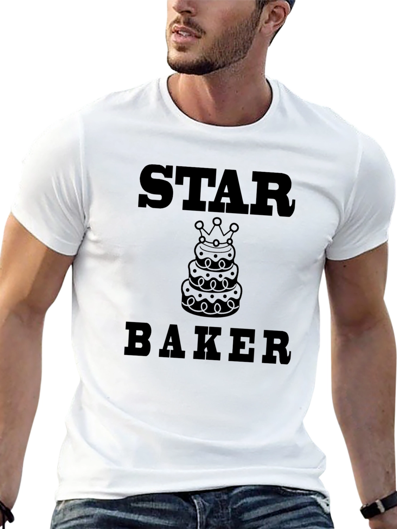 Star Baker T-Shirt - Baking Fan Apparel