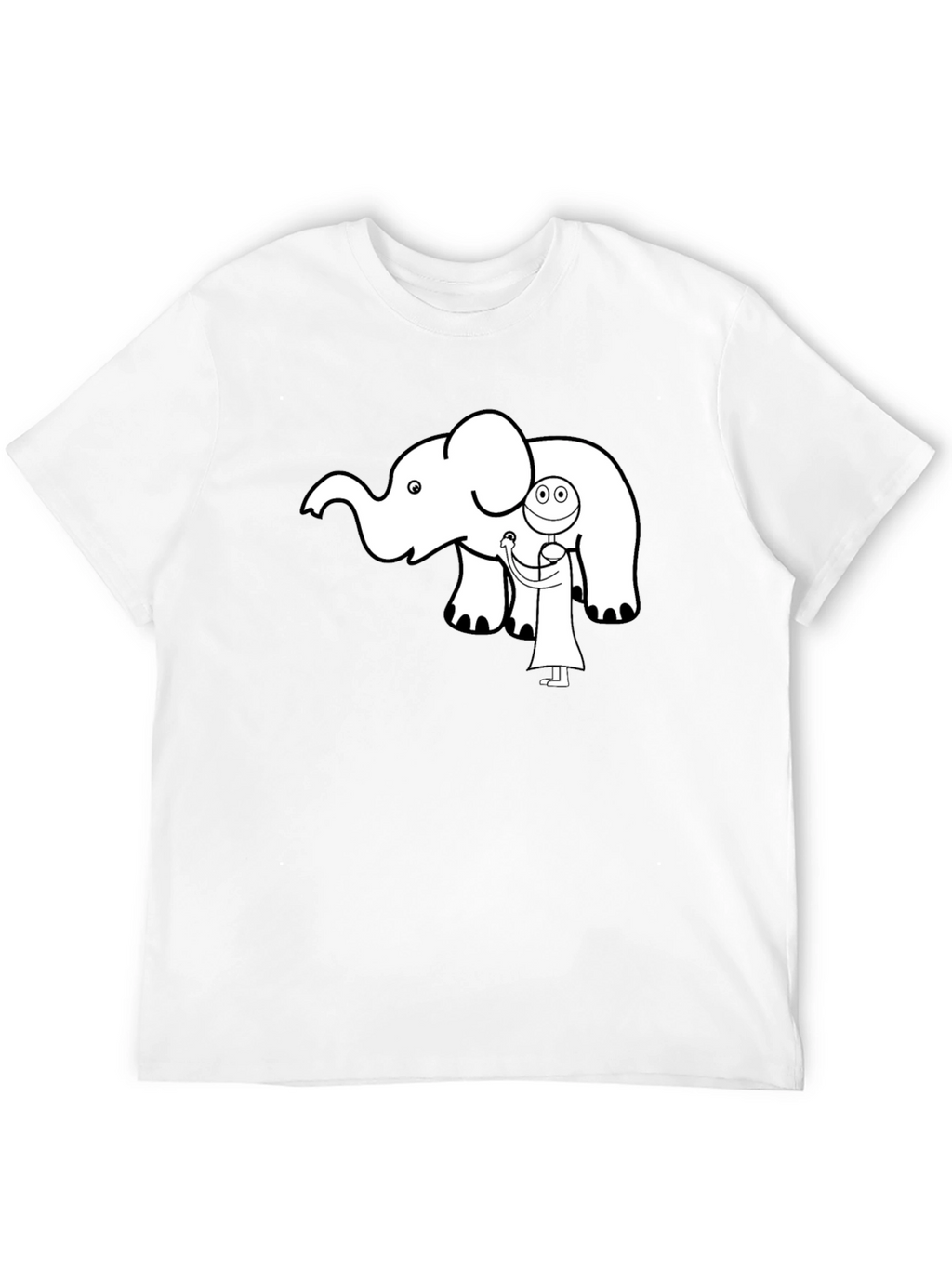 Elephant Doctor Graphic Tee - Cute Black T-Shirt