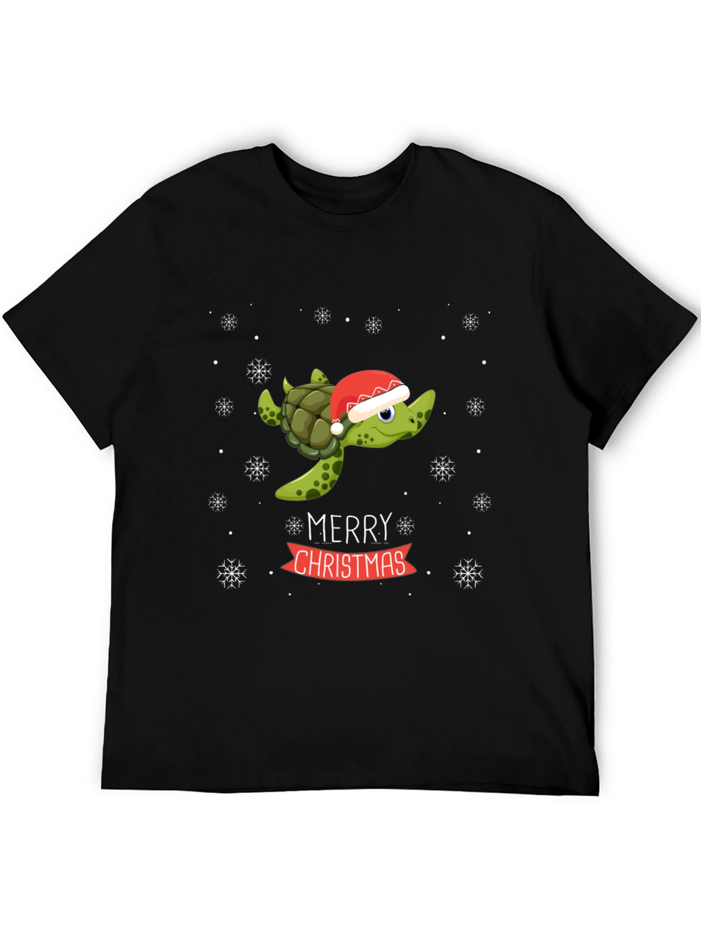 Festive Turtle Christmas T-Shirt