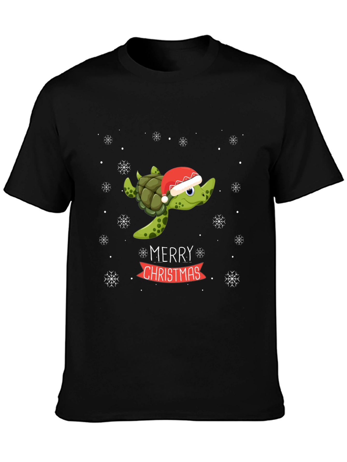 Festive Turtle Christmas T-Shirt