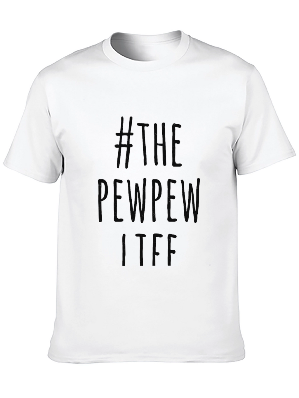 The Pew Pew Life Black Graphic Tee