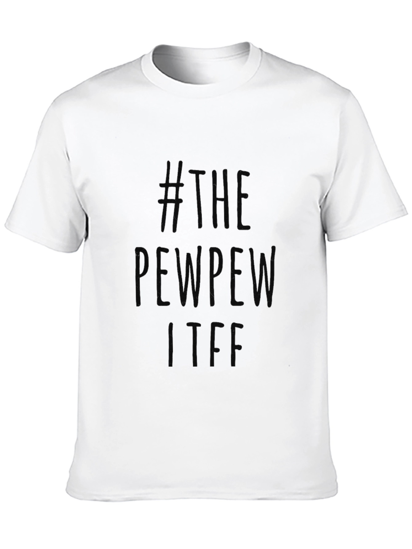 The Pew Pew Life Black Graphic Tee