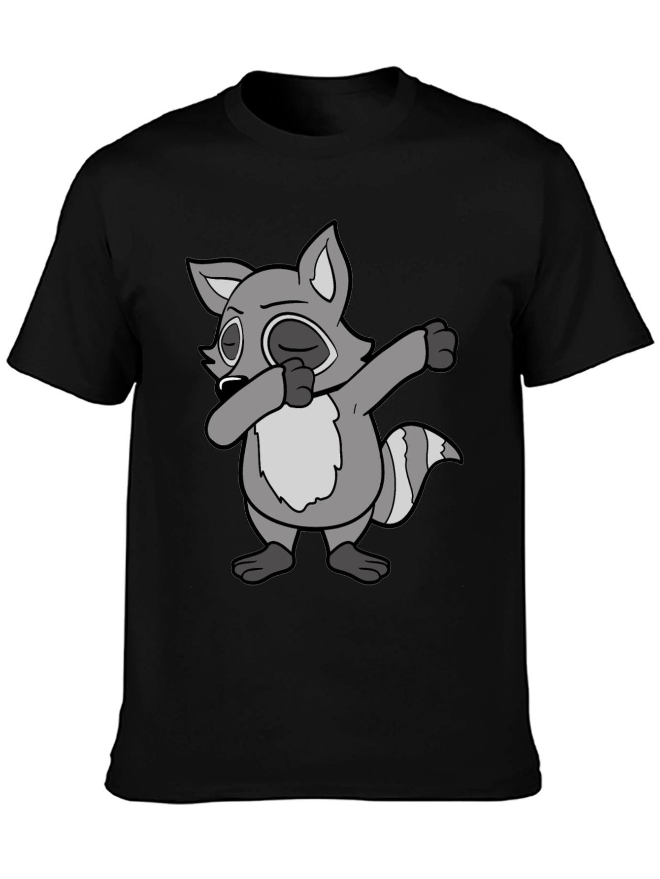 Dabbing Raccoon Graphic Tee