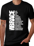 Embrace Kindness Black Graphic Tee