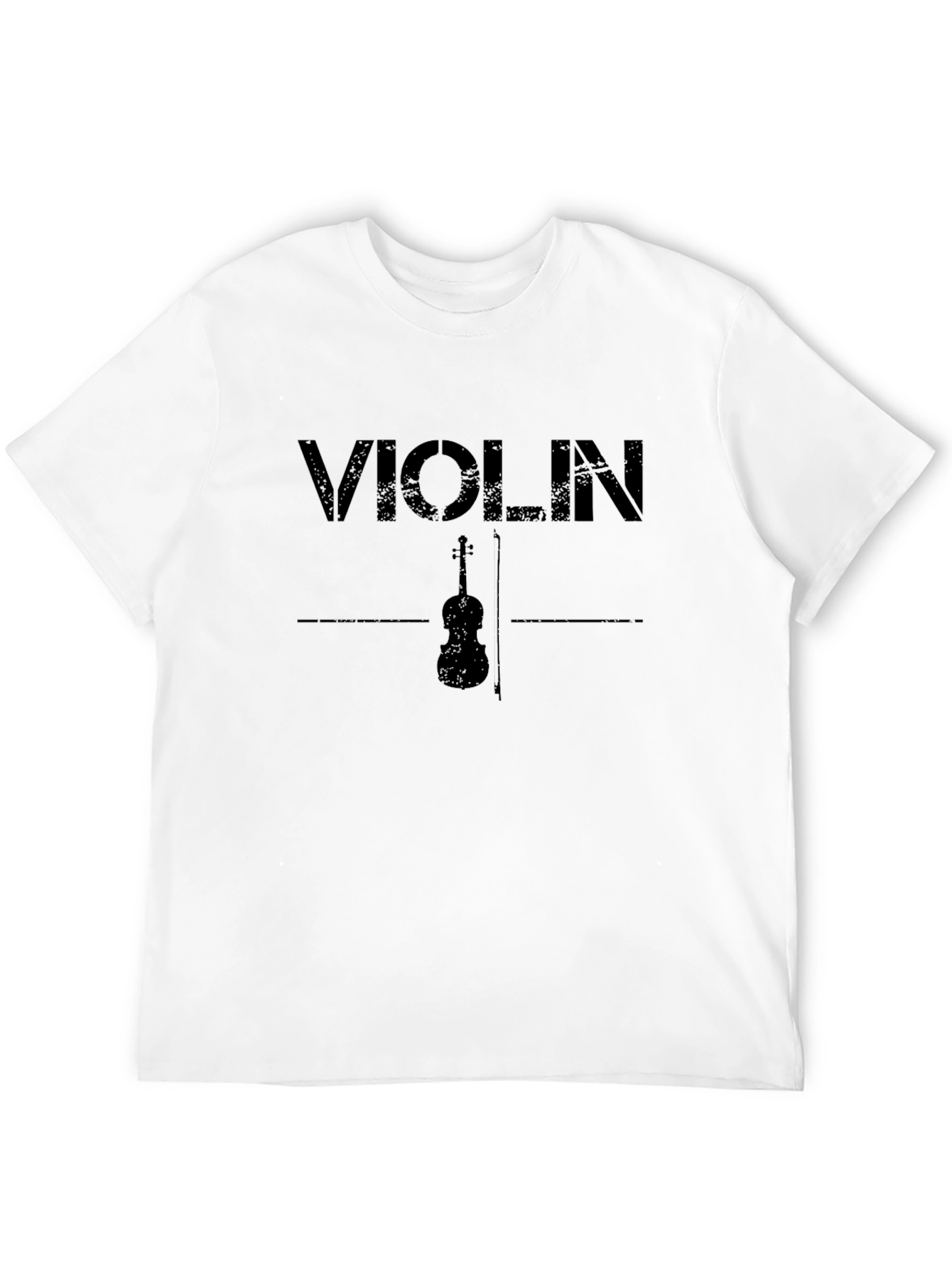 Violin Graphic T-Shirt - Musician Apparel