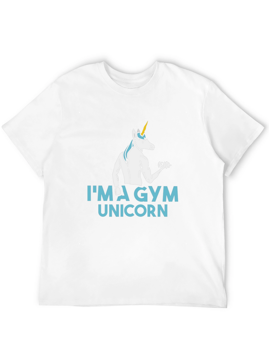 Gym Unicorn Black T-Shirt