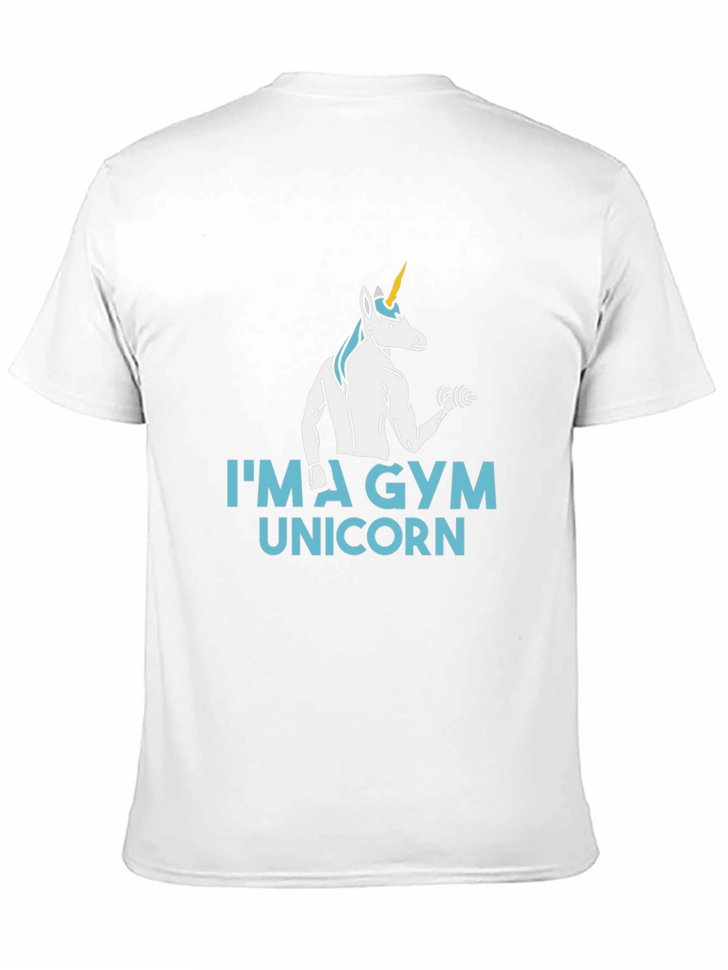 Gym Unicorn Black T-Shirt