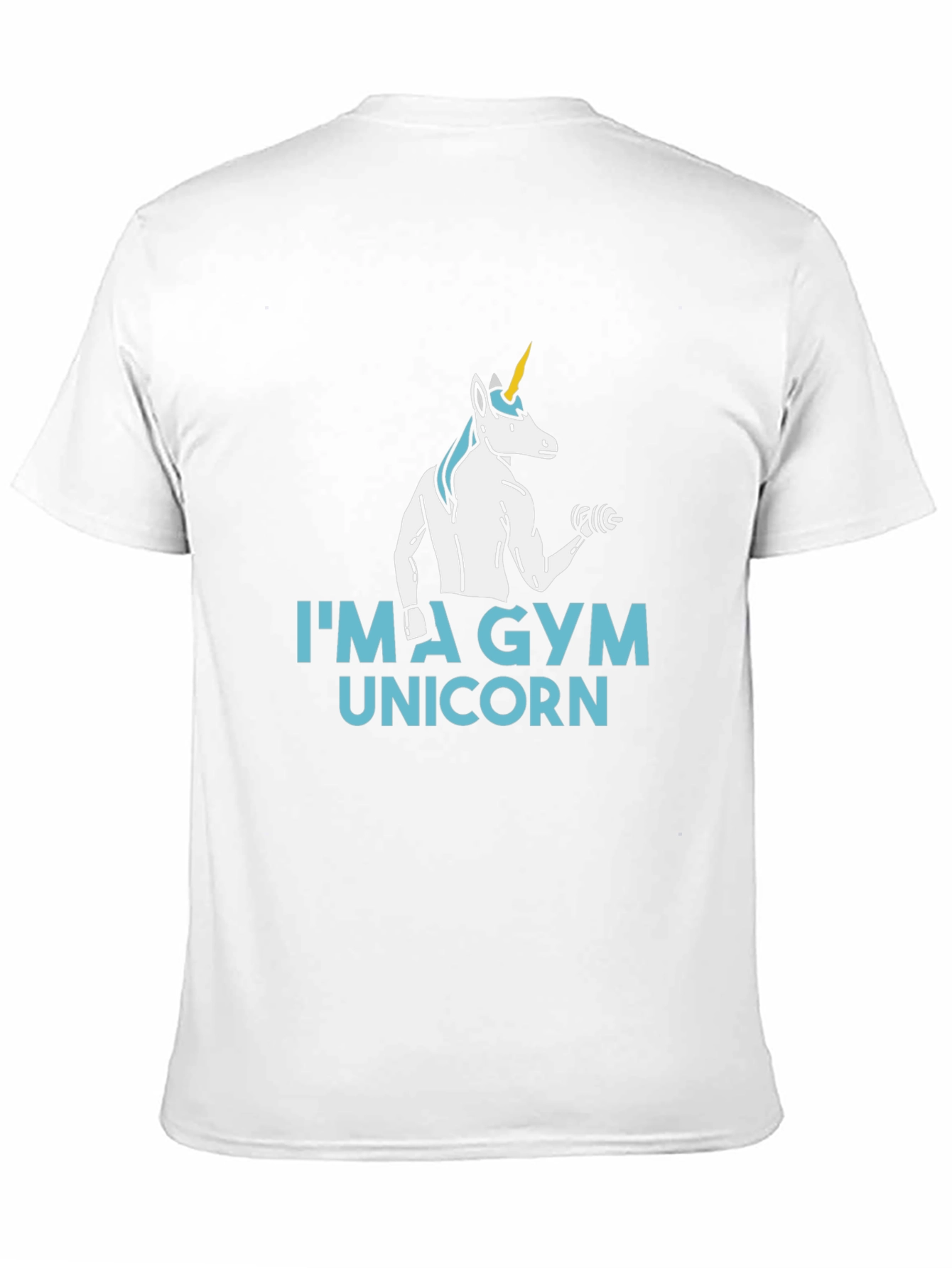Gym Unicorn Black T-Shirt