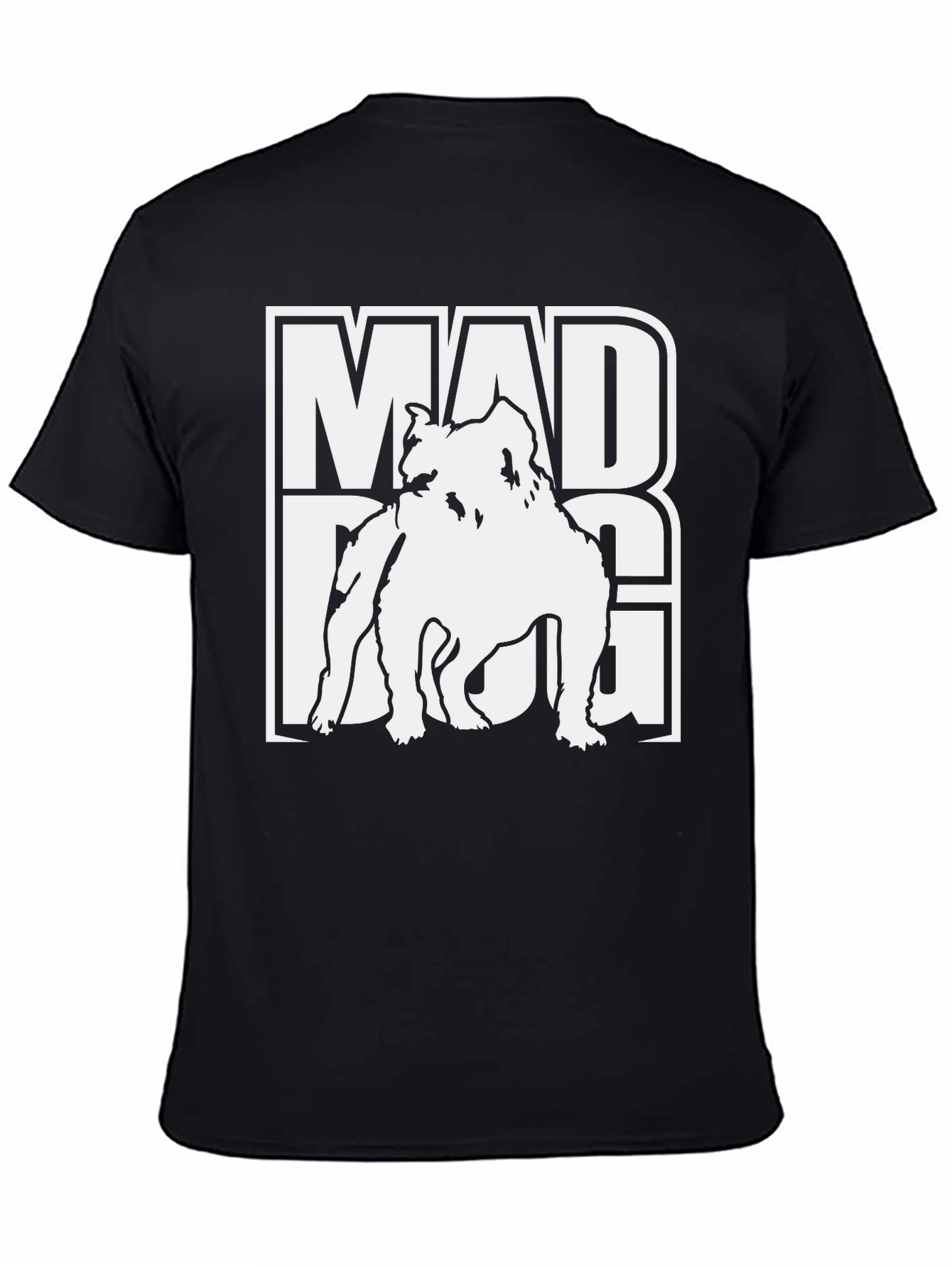 Mad Dog Graphic Tee - Mens Short Sleeve Crew Neck T-Shirt