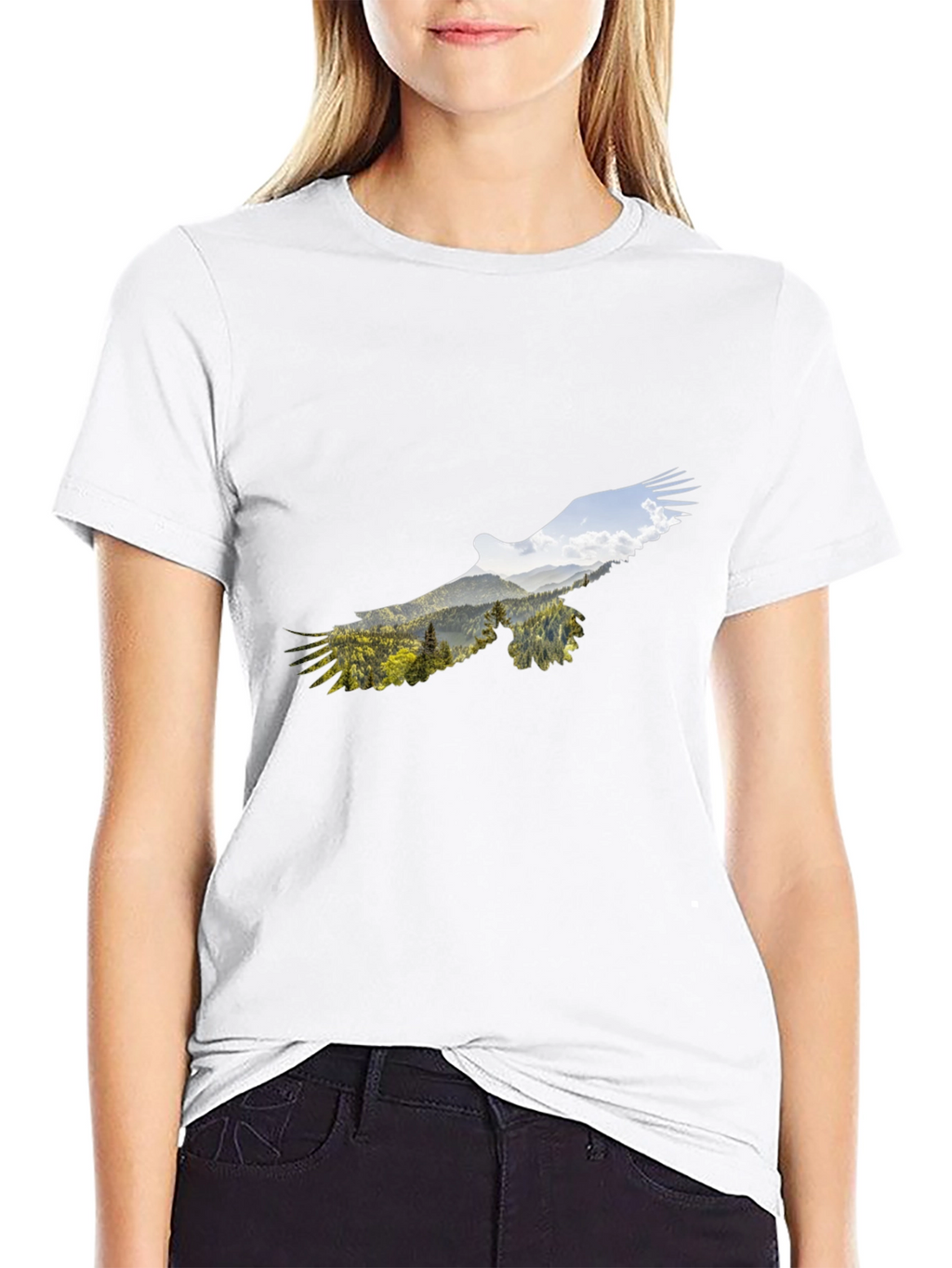Eagle Mountain Graphic Black T-Shirt