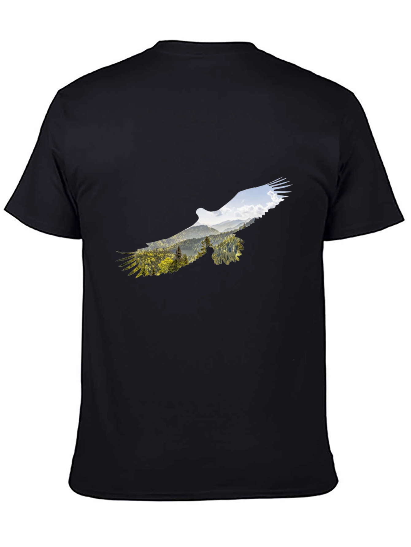 Eagle Mountain Graphic Black T-Shirt