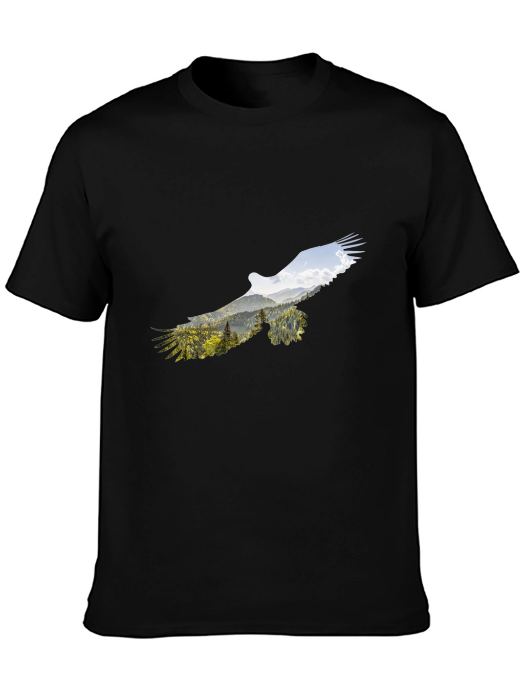 Eagle Mountain Graphic Black T-Shirt