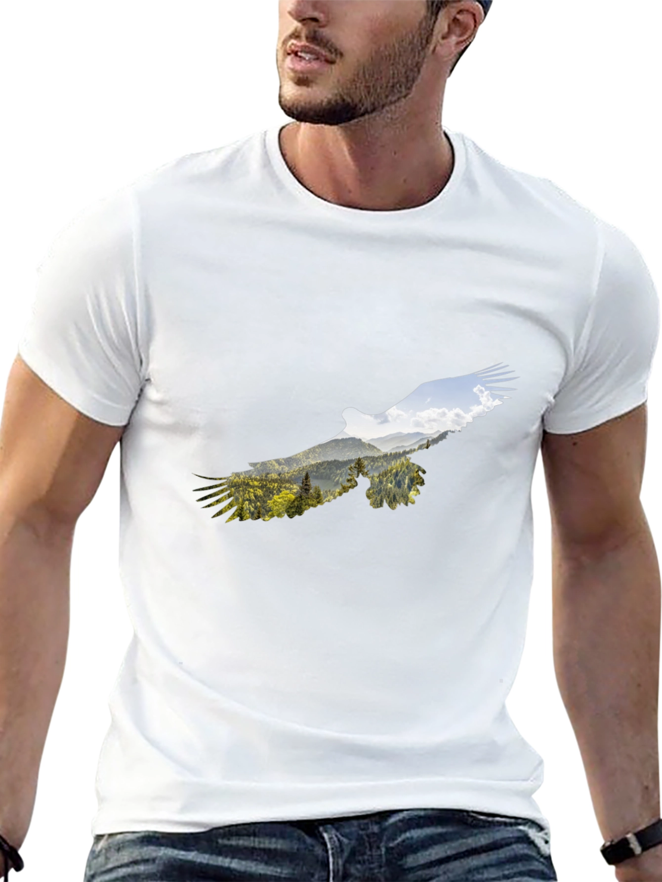 Eagle Mountain Graphic Black T-Shirt