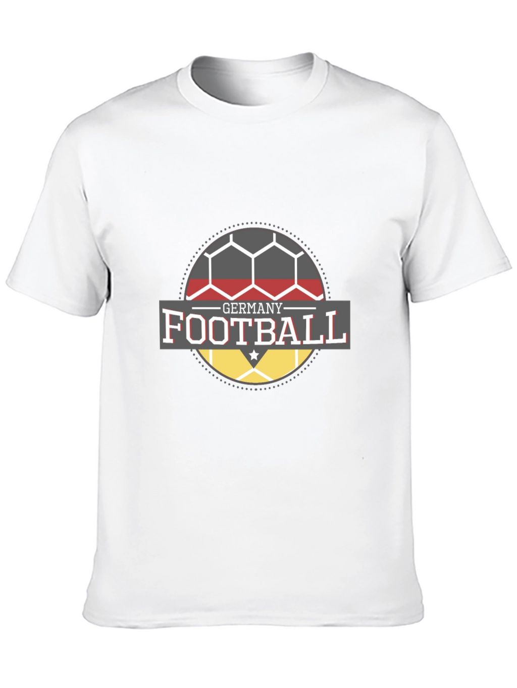 Germany Football T-Shirt - Black Soccer Fan Tee
