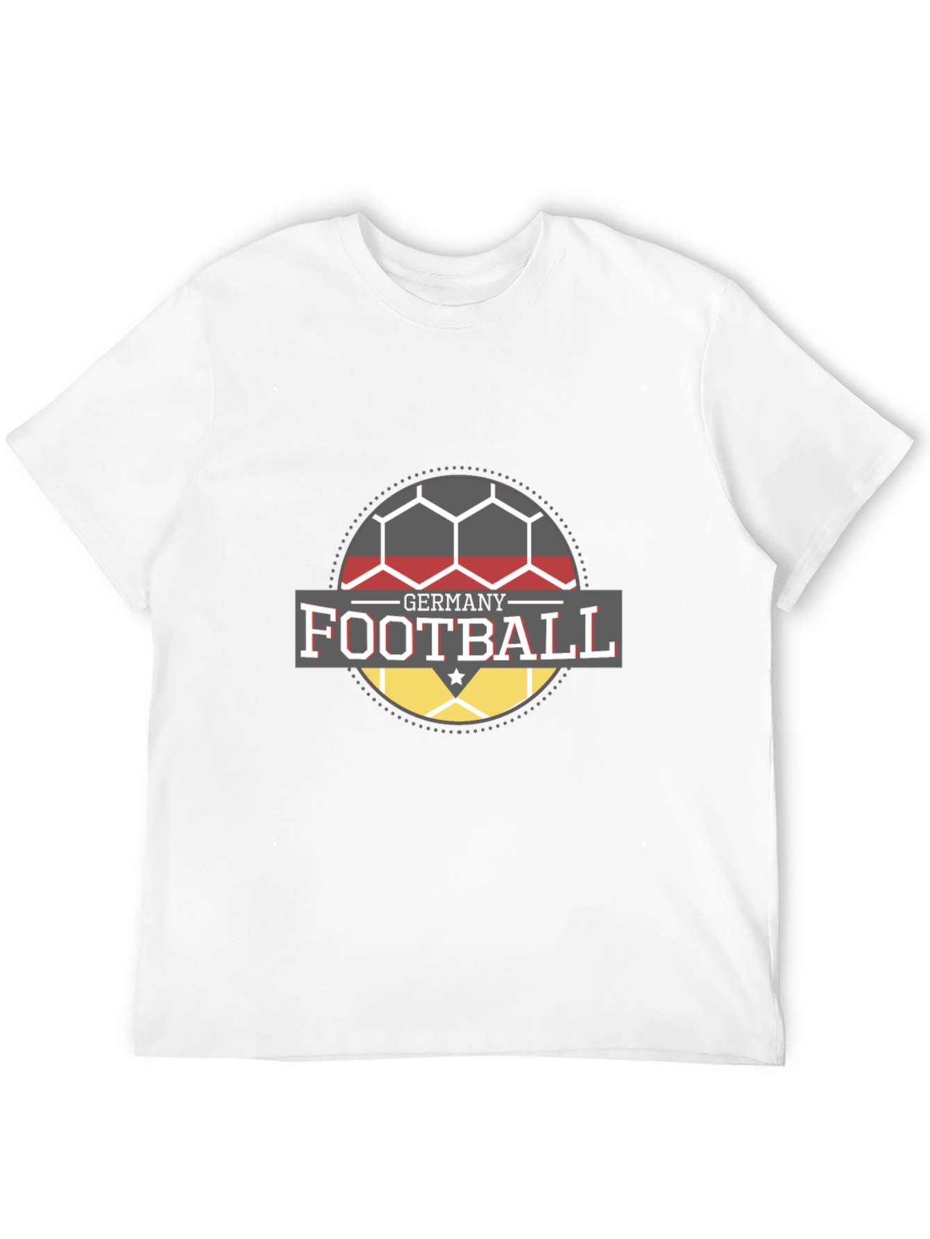 Germany Football T-Shirt - Black Soccer Fan Tee