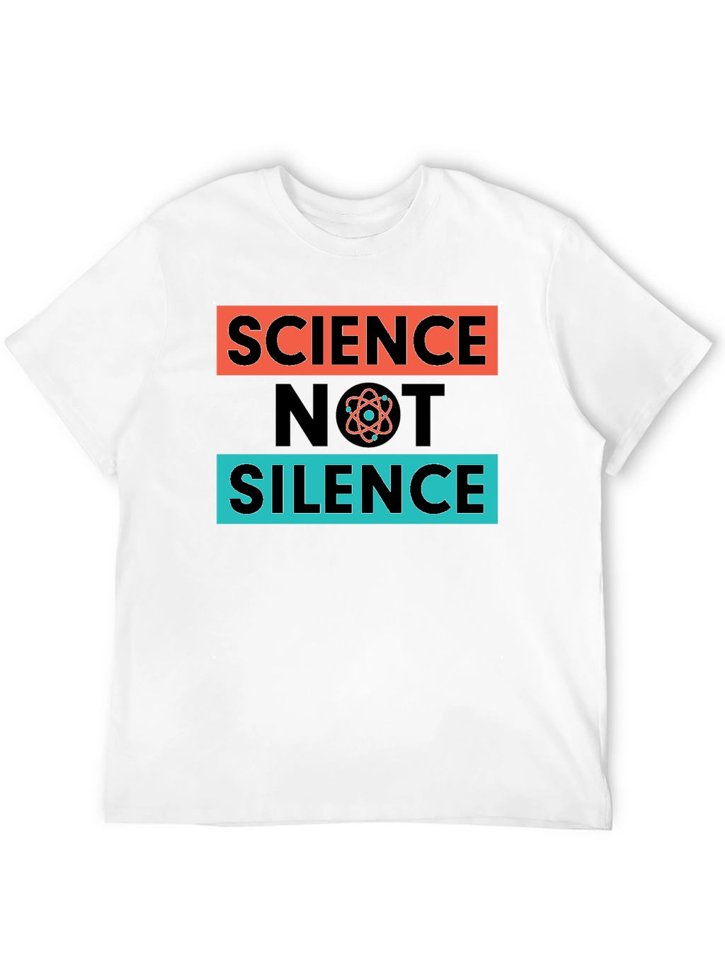Science Not Silence T-Shirt - Black