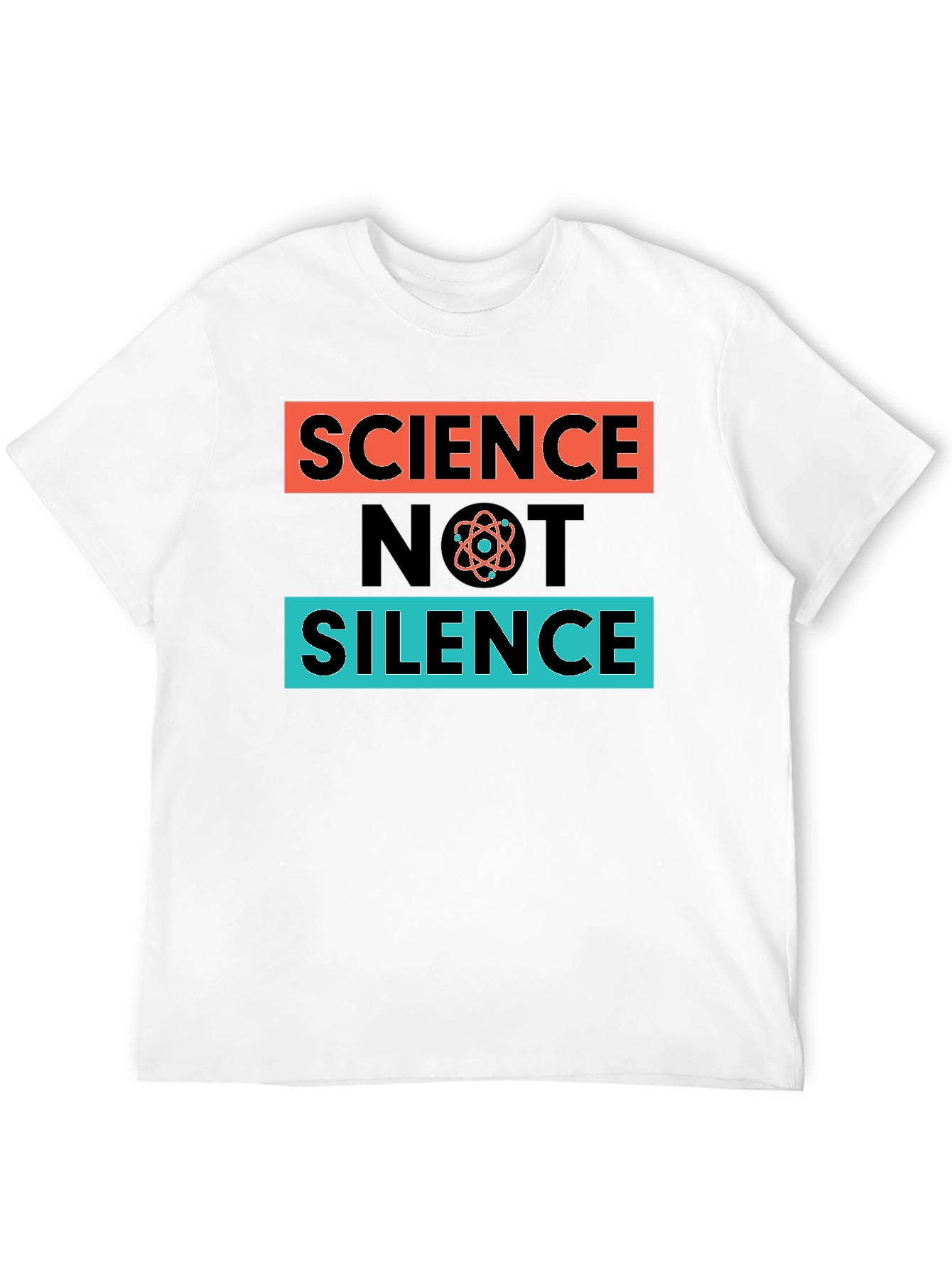 Science Not Silence T-Shirt - Black