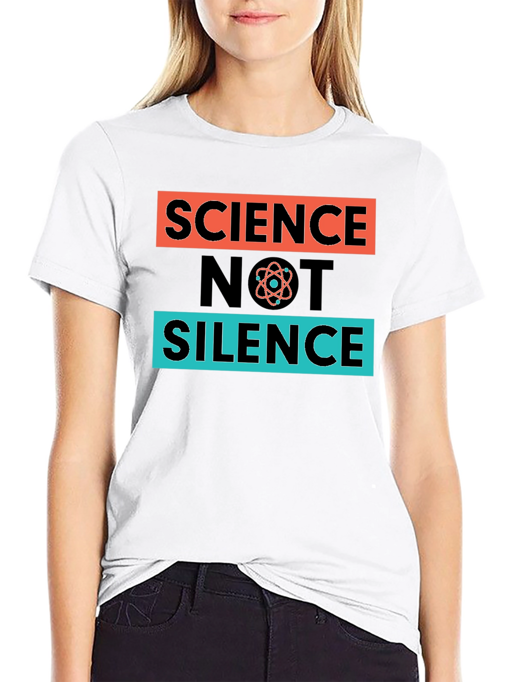 Science Not Silence T-Shirt - Black
