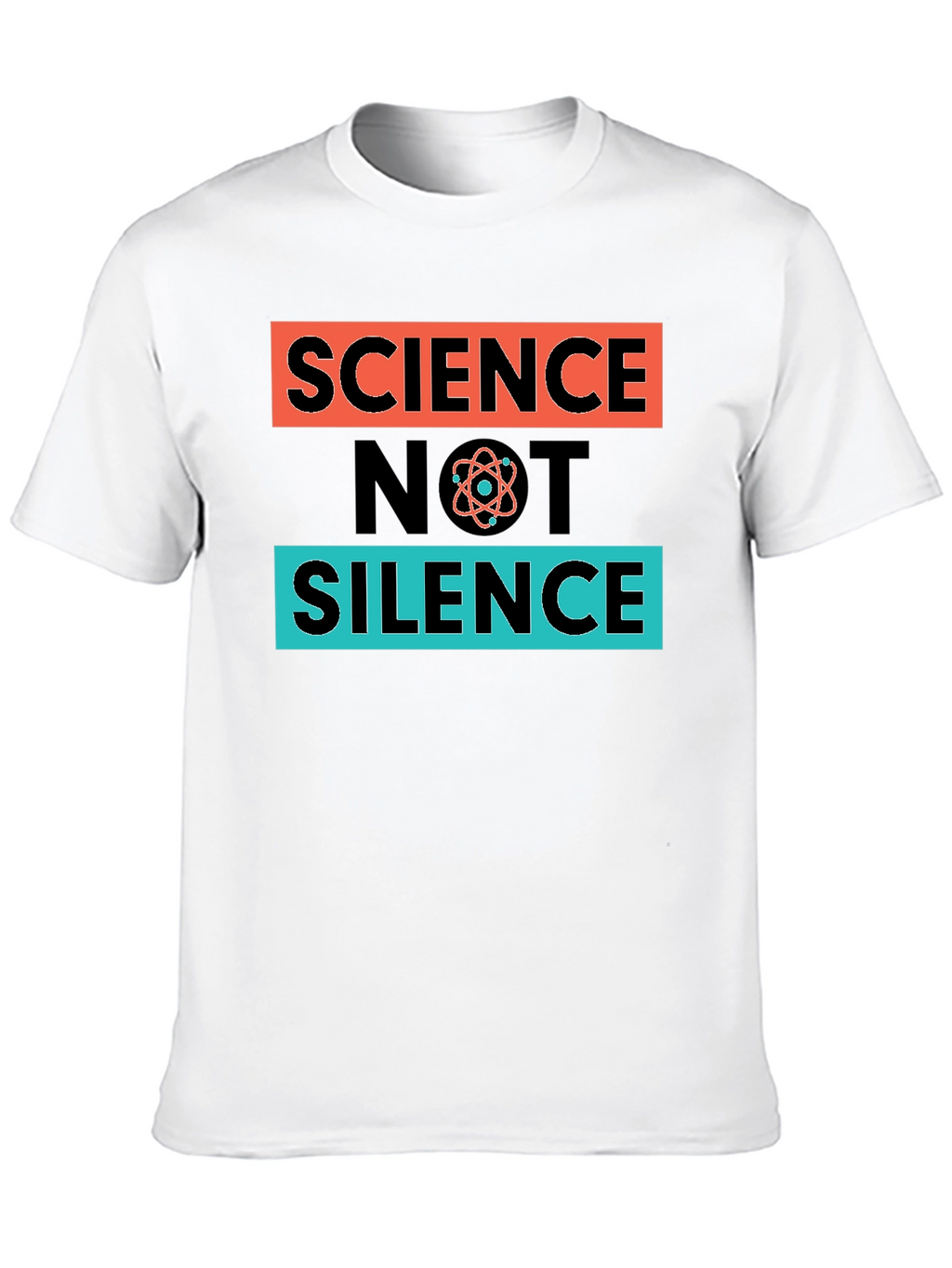 Science Not Silence T-Shirt - Black